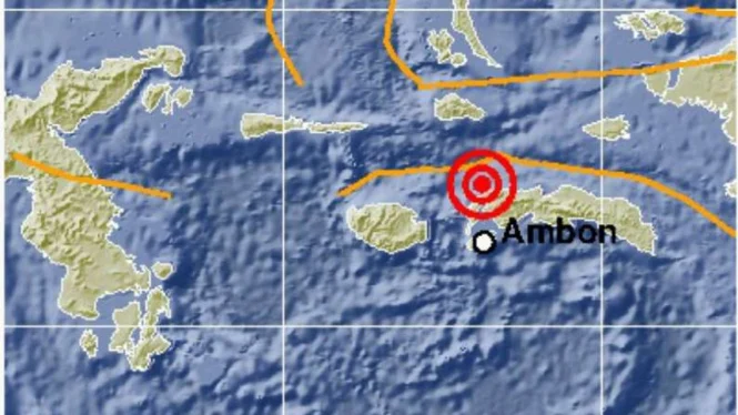 Gempa 65 SR Guncang Maluku, Tanpa Korban Jiwa